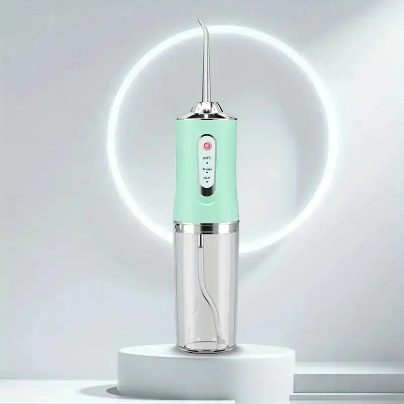 Irrigador bucal eléctrico portátil e inteligente – 3 modos, 4 boquillas, recargable y de alta presión